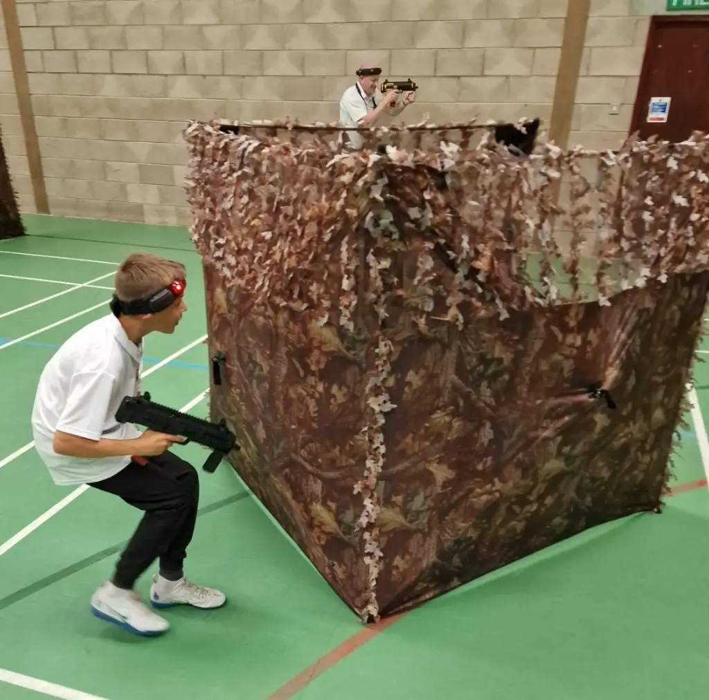 indoor lasertag bad weather