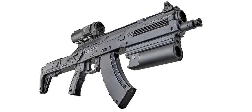 Laser tag underbarrel grenade launcher